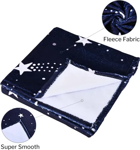 Miniatura 6 de RosieLily Mantas ligeras de estrellas, regalos con estampado de constelación, franela suave y acogedora felpa celestial del zodiaco astrología