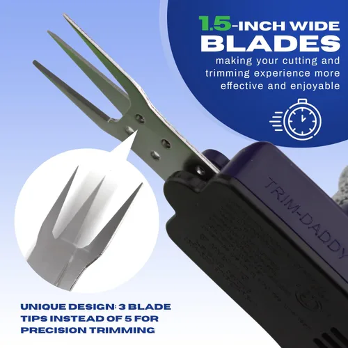 Miniatura 3 de 3PLUS - Cuchillas de repuesto 'King Slim' Recorte húmedo Cuchilla eléctrica para recortadora I Tijeras eléctricas de jardinería