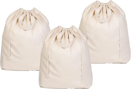 Miniatura 11 de Bolsas de lavandería para dormitorio universitario - Forro versátil y resistente para cesta de lavandería universitaria con cordón - Forro de cesta