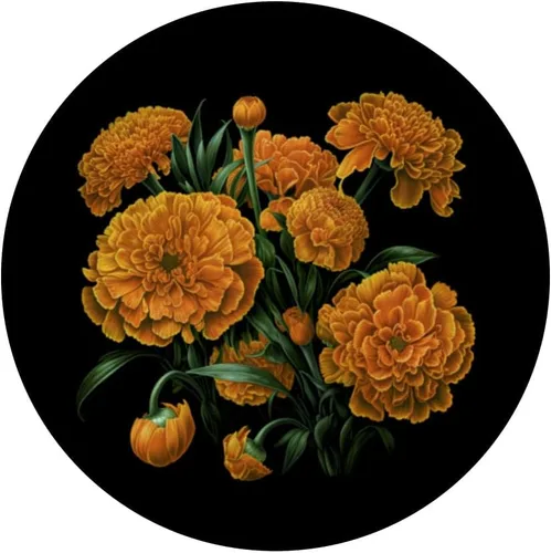 Miniatura 3 de Flores de caléndula, diseño de ramo floral PopSockets PopGrip intercambiables