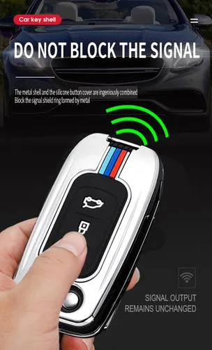 Miniatura 2 de SANRILY Funda luminosa de silicona y aleación de zinc para llavero Renault Sandero Stepway Logan Clio Arkana Captur Kadjar sin llave con llavero