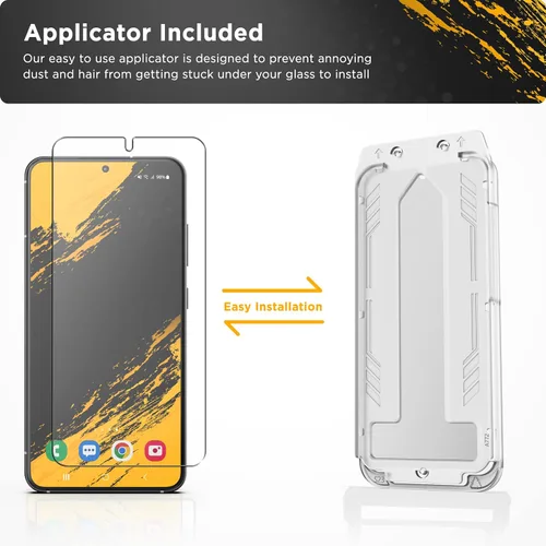 Miniatura 2 de magglass Protector de pantalla de vidrio mate para Samsung Galaxy S23 Plus, compatible con huellas dactilares, antirreflejos, resistente al aceite