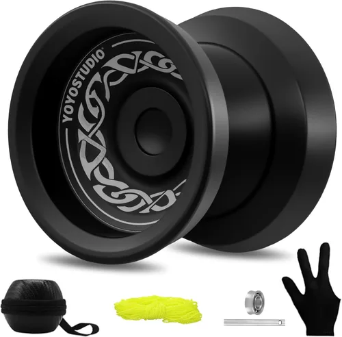 YOYOSTUDIO Yoyo giratorio de dedo F25 para niños de 8 a 12 años y adultos, Yoyo profesional de doble propósito para todos los jugadores, yoyos de