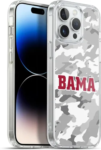 Miniatura 367 de Head Case Designs Funda de gel suave con licencia oficial de la Universidad de Alabama UA Collage compatible con Apple iPhone 13 Pro Max