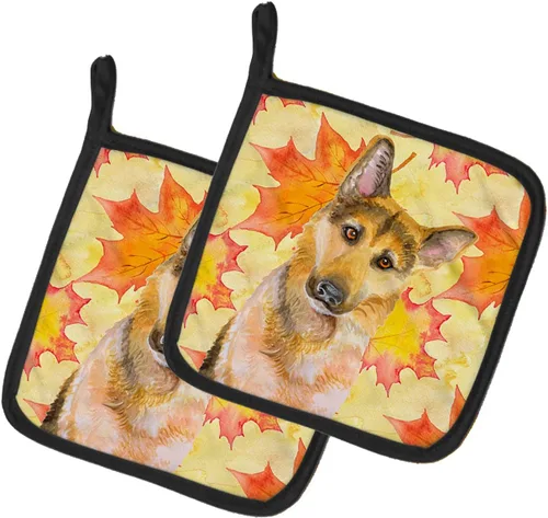 Miniatura 121 de Caroline's Treasures BB9655PTHD - Juego de soportes para ollas de cocina resistentes al calor, almohadillas calientes para horno, 7 1/2 x 7 1/2