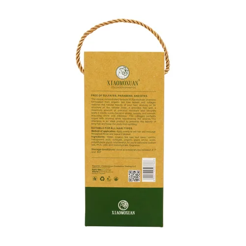 Miniatura 9 de Xiaomoxuan Champú orgánico de aceite de árbol de té - Hidratante para cabello seco, tratamiento del cuero cabelludo, sin sulfatos - enlace