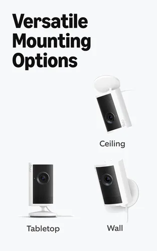 Miniatura 7 de Cámara para interiores Ring Plus (modelo más reciente): Retinal 2K para una calidad de video nítida y realista, zoom mejorado 4x, visión con poca