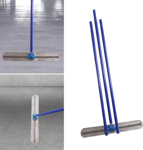 Miniatura 2 de Herramienta de paleta de hormigón Bull Float Kit de herramientas de paleta de hormigón 70.87 pulgadas Conector de mango de aleación de aluminio