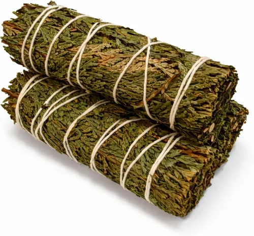 Miniatura 6 de Ancient Veda Manojos de salvia negra de 4 pulgadas con guía de inicio, salvia floral orgánica para limpieza del hogar, paquete grande de palos