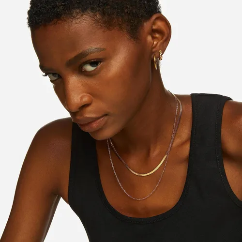 Miniatura 8 de Hey Harper - Collar de espiga de oro para mujer, juego de Nassau, impermeable, resistente al sudor, no se deslustra, collar de acero inoxidable
