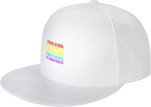 Miniatura 28 de Pride Flag in This House We Believe Science is Real Black Lives Matter Baseball Hats for Men Dad Hat,Black