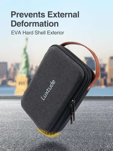 Miniatura 5 de Luxtude Estuche para cortapelos, maletines portátiles de viaje para recortadoras, protectores y accesorios, se adapta a Wahl, Andis, Hatteker