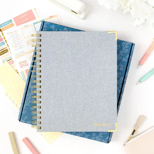 Miniatura 8 de PPP Work Planner 2026-2027 12-Month Weekly Calendar (Start Monday) Vertical Weekly Layout Monthly Review Pages Budgeting & Goal Tracker