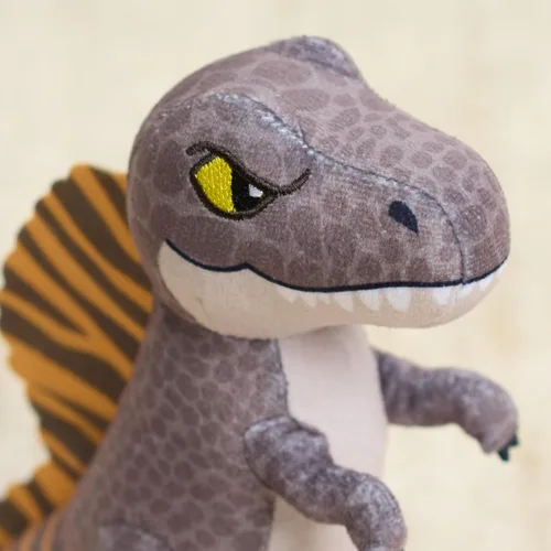 Miniatura 3 de JURASSIC WORLD Rebirth - Spinosaurio de peluche pequeño, dinosaurio de peluche de 7 pulgadas de alto, a partir de 3 años
