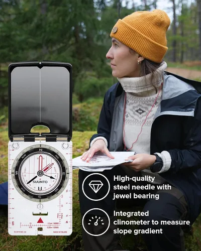 Miniatura 15 de SUUNTO Brújula MC-2: Brújula de primera línea para profesionales y excursionistas serios