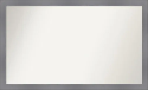 Miniatura 299 de Amanti Art Espejo personalizado, espejo de baño gris plomo a rayas, espejo de pared o espejo de tocador de baño sobre el fregadero