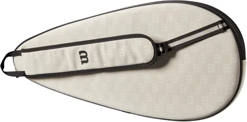 Miniatura 2 de Wilson Funda para raqueta de tenis de alta calidad, capacidad para 1 raqueta, color crema