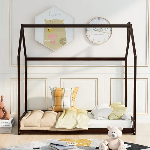Miniatura 14 de SOFTSEA Marco de cama de metal doble para niños