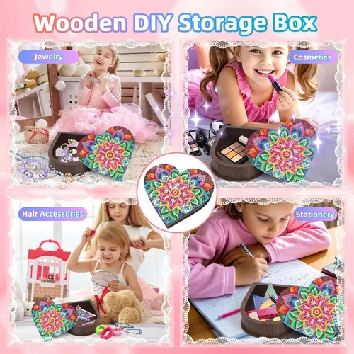 Miniatura 5 de Diakud Regalos para niñas de 6, 7, 8, 9, 10, 11 y 12 años, kits de arte de diamantes para niños de 8 a 12 años, juguetes para niñas de 10 a 12 años