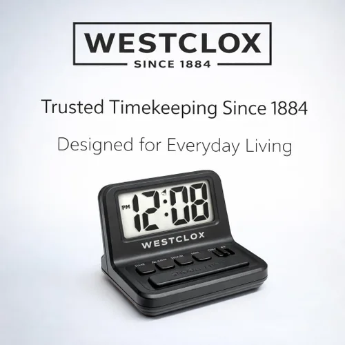Miniatura 4 de Westclox visualización LCD Reloj Despertador
