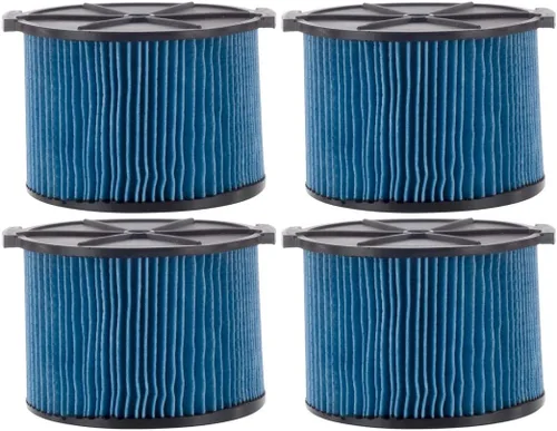Miniatura 9 de VF3500 - Filtro de cartucho de polvo fino de 3 capas, pieza de repuesto 26643 compatible con aspiradoras portátiles RIDGID de 3 a 4.5 galones, 1