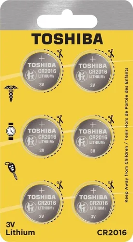 Miniatura 12 de Toshiba Batería CR2016 3V Litio Moneda Celda (500 Baterías)