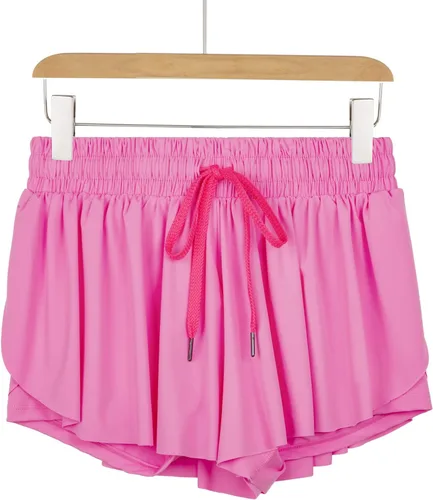 Miniatura 118 de Blaosn Pantalones cortos atléticos fluidos para mujer, gimnasio, yoga, entrenamiento, correr, pantalones cortos de tenis, falda falda linda, ropa
