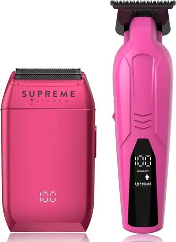 Miniatura 10 de Supreme Trimmer Vader Trimmer & Crunch Foil Shaver Kit de corte de pelo para barbería profesional DLC T-Blade Recortadora de barba ST3778 & STF602