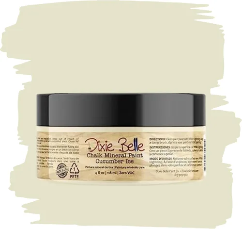 Miniatura 303 de Dixie Belle Paint Company - Pintura con acabado de tiza para muebles, color negro (Caviar), 1 galón, 128 fl oz, pintura mineral color rosa intenso