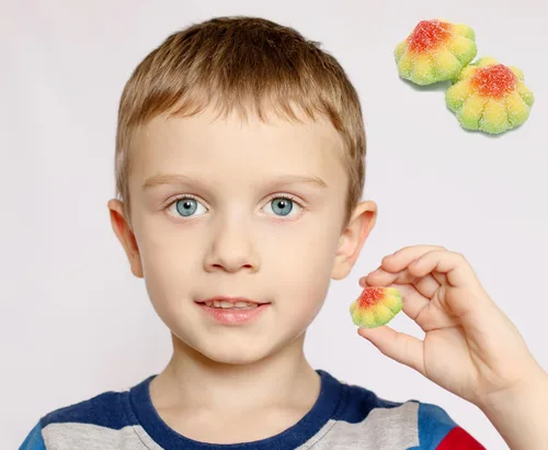 Miniatura 5 de Fruidles Sour Flowers Gummy Candy, deliciosas gomitas de sabores de frutas recubiertas de azúcar (1 libra)