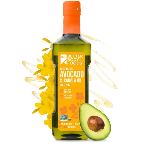 Miniatura 10 de BetterBody Foods Aceite de aguacate refinado, aceite de cocina sin productos transgénicos, kosher, apto para dietas keto y paleo, para freír