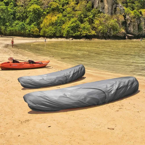 Miniatura 7 de Frelaxy Funda para Kayak 420D, Fundas para Kayak de Servicio Pesado Resistentes al Agua y a los Rayos UV para Almacenamiento al Aire Libre, Funda
