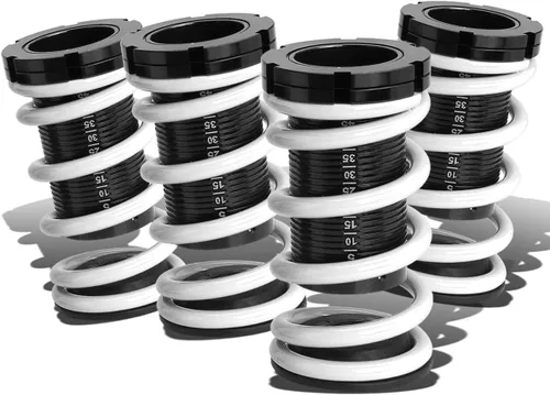 Miniatura 8 de DNA MOTORING Kit de 4 Fundas Coilover de Suspensión con Resortes Compatible con 88-00 Civic / 93-97 Civic Del Sol / 88-91 CRX / 90-01 Integra, Azul