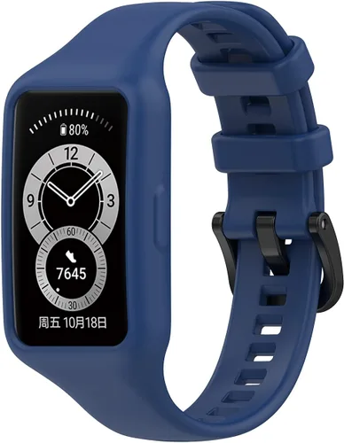 Miniatura 7 de Senter Correa de repuesto de goma suave de liberación rápida para Huawei Band 7 Smart Watch 10 pzas