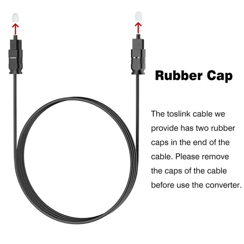 Miniatura 7 de Convertidor de audio digital a analógico de 192 KHz, convertidor óptico coaxial DAC SPDIF digital a L/R RCA, adaptador de audio Toslink óptico a