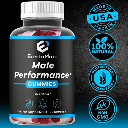 Miniatura 5 de Erecta Max+ - Gomitas oficiales ErectaMax+ Premium Gummys fórmula avanzada natural para la salud y el bienestar, suplemento diario ErectaMaxPlus