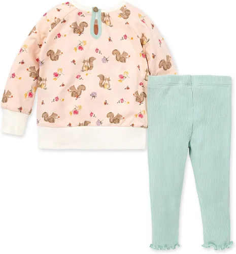 Miniatura 52 de Burt's Bees Baby Conjunto de camiseta y pantalón para bebé, túnica y leggings, 100% algodón orgánico