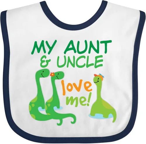 Miniatura 13 de inktastic My Aunt and Uncle Love Me Dinosaur Baby Bib