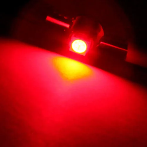 Miniatura 7 de cciyu Paquete de 20 bombillas LED T4.7 rojo 1-5050-SMD Neo Wedge A/C 12V