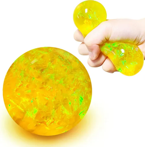 Miniatura 15 de Pelota de arcilla para aliviar el estrés de oso marrón (1 paquete) - Bola de arcilla para apretar animal esponjosa - Bolas antiestrés elásticas