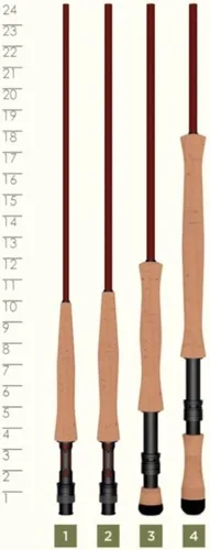 Miniatura 3 de St. Croix Rods Imperial USA Fly Fishing Rod, Easy-Casting, Lightweight, Strong 4-Piece Travel Fly Rod