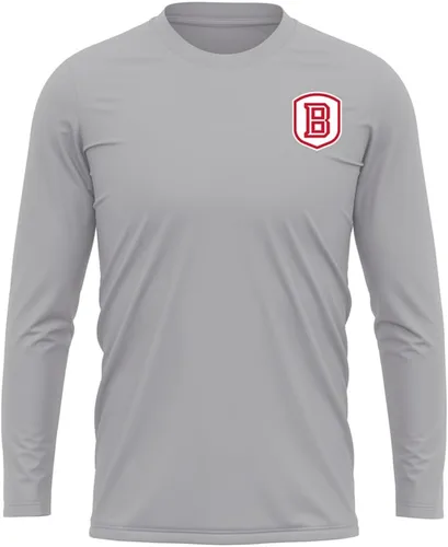 Miniatura 333 de Camisa deportiva de manga larga oficial de la NCAA Collegiate para hombre, con logotipo en el pecho izquierdo, colección Athletic Heather
