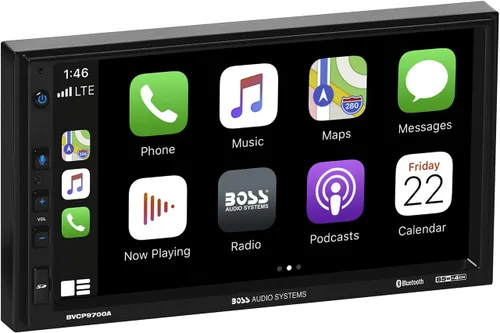 Miniatura 8 de BOSS Audio Systems BCP62 Estéreo para Auto - Apple CarPlay, Doble DIN, Pantalla Táctil Capacitiva de 6.2 Pulgadas, Bluetooth, Sin Reproductor