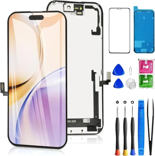 Miniatura 14 de para iPhone 8/SE 2020 2ª Generación Pantalla de Repuesto Blanca, Diykitpl Ensamblaje Completo Pantalla LCD Digitalizadora Táctil 3D para SE 2020