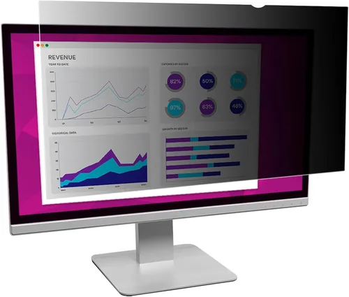 Miniatura 5 de 3M Filtro de privacidad de alta claridad para monitor de pantalla ancha de 21,5 pulgadas (HC215W9B)