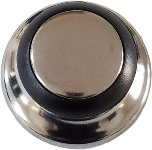 Miniatura 2 de 6099 - Tapa universal de repuesto para olla de cocina, mango de pomo, color negro y plateado (1)