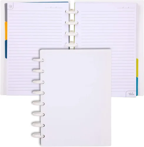 Miniatura 105 de Talia - Cuadernos de notas con tapas, planificador, personalizables, (Azul de Verano, Junior (5.5 pulgadas x 8.5 pulgadas)) Azul verano