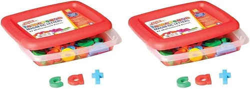 Miniatura 8 de Educational Insights AlphaMagnets en mayúsculas multicolor – Imanes ABC para niños de 3 a 5 años, juguetes de aprendizaje del alfabeto para niños
