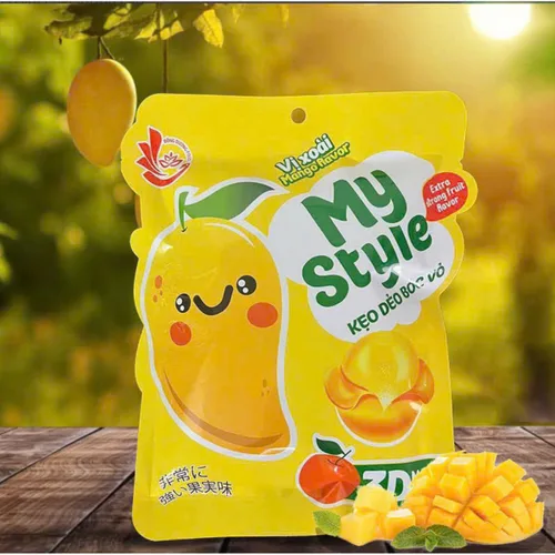 Miniatura 4 de My Style 3D - Caramelo de gomita pelable - Auténtico caramelo vietnamita de frutas tropicales, bolsa de 4.23 onzas (4.23 oz), sabores de frutas