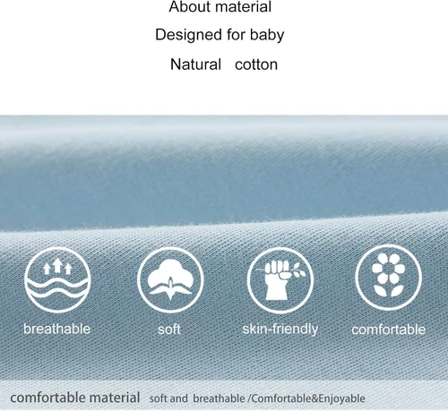 Miniatura 207 de pureborn Mameluco de algodón súper suave para bebés niños y niñas de 0 a 24 meses